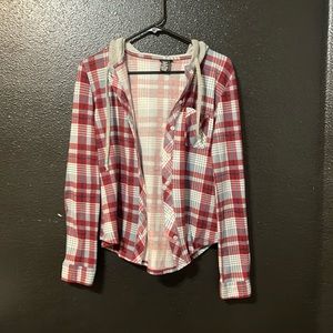 Hooded flannel